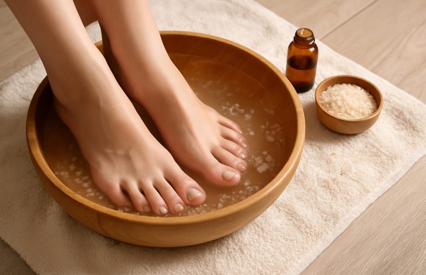Соляные ванночки для ног