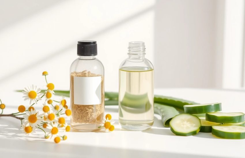 Домашний лосьон против воспалений и покраснений