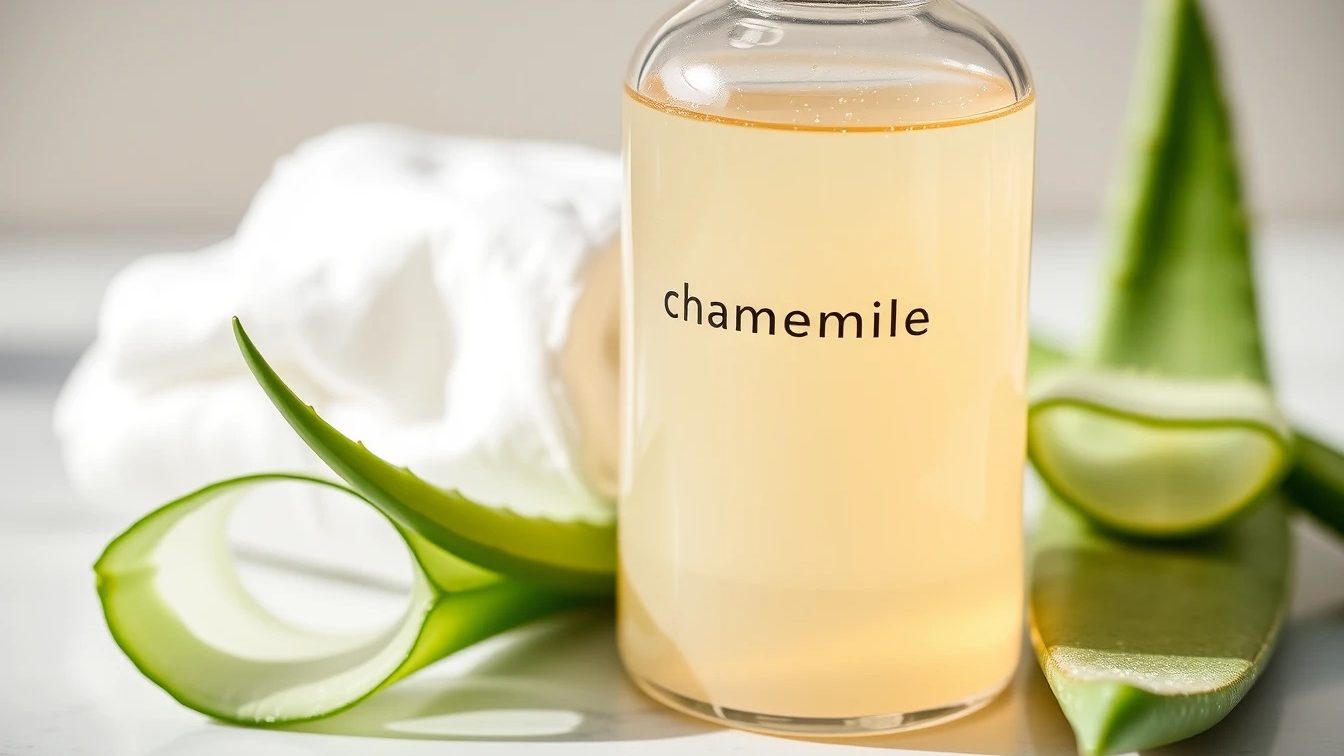 Лосьон с ромашкой и алоэ для чувствительной кожи